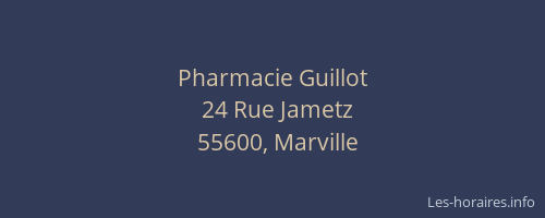 Pharmacie Guillot