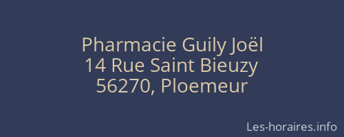Pharmacie Guily Joël