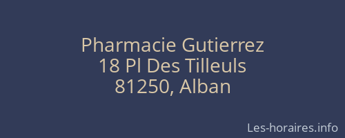 Pharmacie Gutierrez