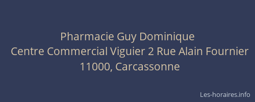 Pharmacie Guy Dominique