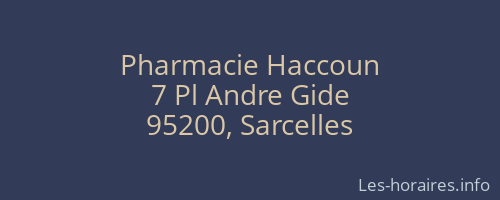 Pharmacie Haccoun