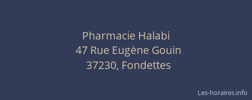 Pharmacie Halabi