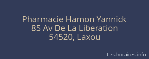 Pharmacie Hamon Yannick