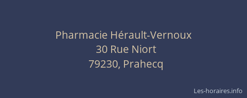 Pharmacie Hérault-Vernoux