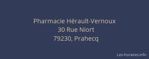 Pharmacie H&eacute;rault-Vernoux