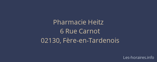 Pharmacie Heitz