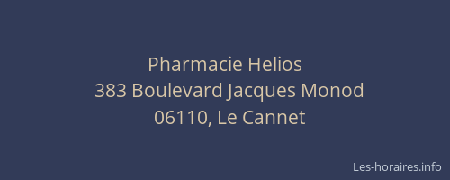 Pharmacie Helios