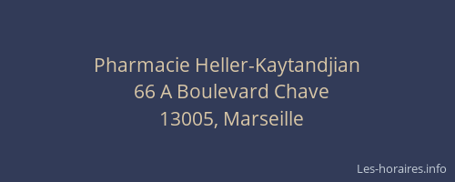 Pharmacie Heller-Kaytandjian