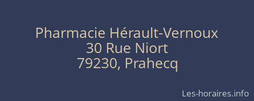 Pharmacie Hérault-Vernoux