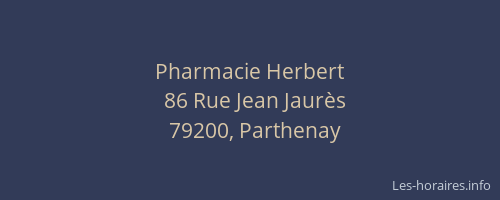 Pharmacie Herbert