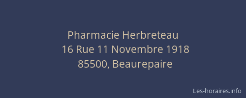 Pharmacie Herbreteau