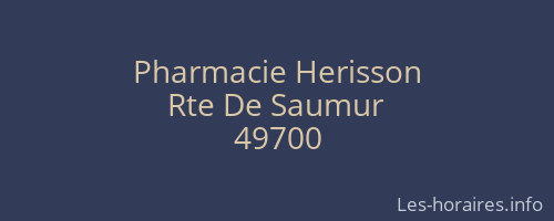 Pharmacie Herisson