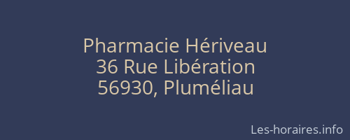 Pharmacie Hériveau