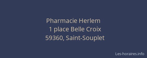 Pharmacie Herlem