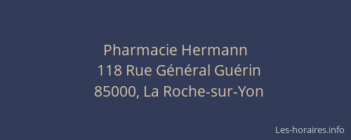 Pharmacie Hermann