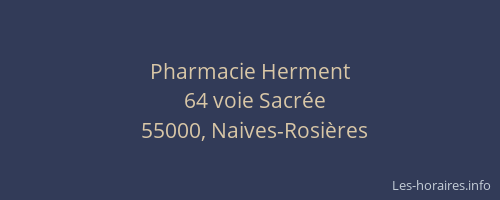 Pharmacie Herment