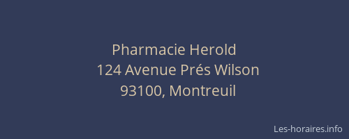 Pharmacie Herold