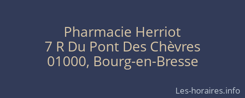 Pharmacie Herriot
