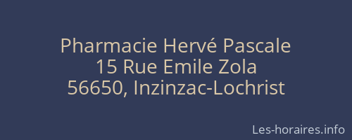 Pharmacie Hervé Pascale