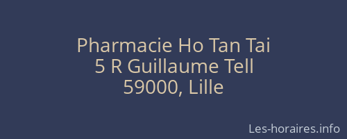 Pharmacie Ho Tan Tai