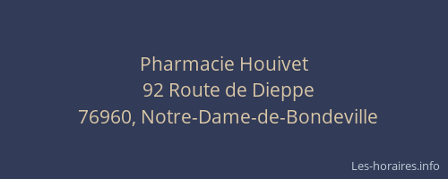 Pharmacie Houivet