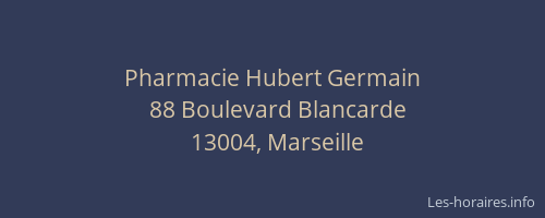 Pharmacie Hubert Germain