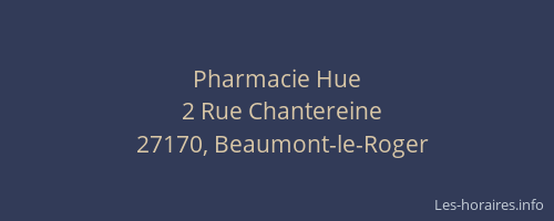 Pharmacie Hue