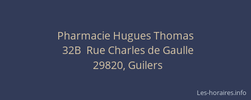 Pharmacie Hugues Thomas