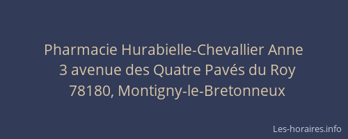 Pharmacie Hurabielle-Chevallier Anne