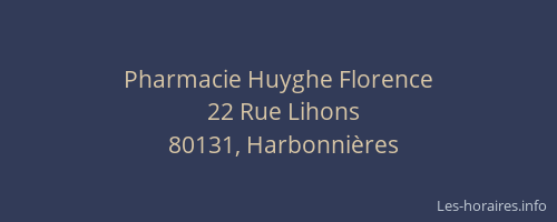 Pharmacie Huyghe Florence