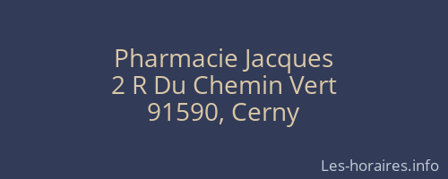 Pharmacie Jacques
