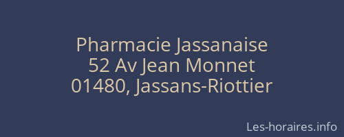 Pharmacie Jassanaise