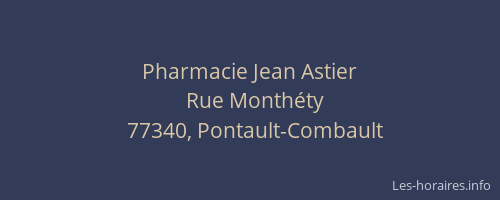 Pharmacie Jean Astier