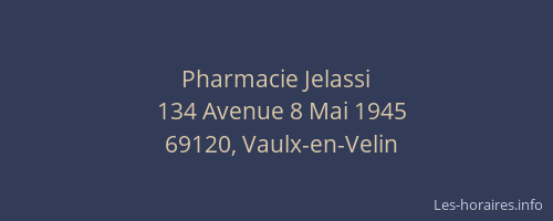 Pharmacie Jelassi