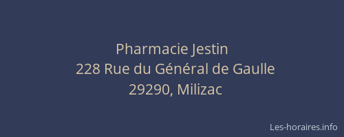 Pharmacie Jestin