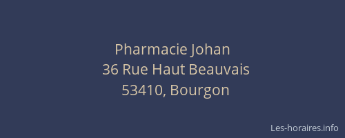 Pharmacie Johan