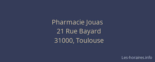 Pharmacie Jouas