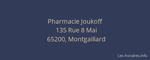 Pharmacie Joukoff