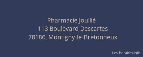 Pharmacie Joullié