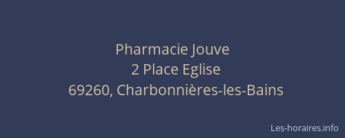 Pharmacie Jouve