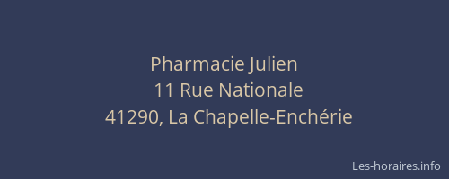 Pharmacie Julien
