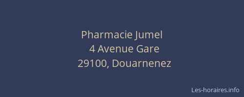 Pharmacie Jumel
