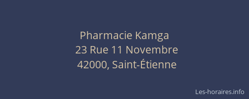 Pharmacie Kamga