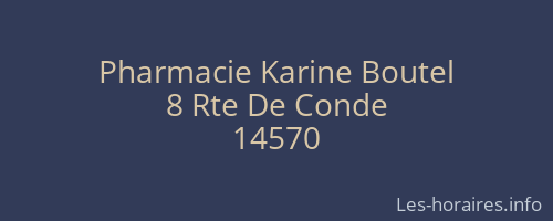 Pharmacie Karine Boutel