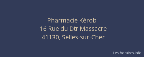 Pharmacie Kérob