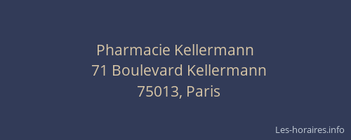 Pharmacie Kellermann