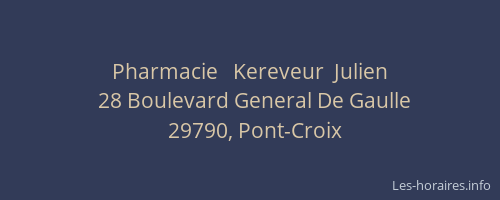 Pharmacie   Kereveur  Julien
