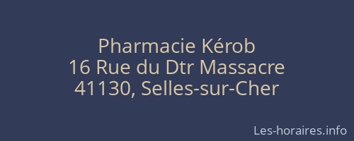 Pharmacie Kérob