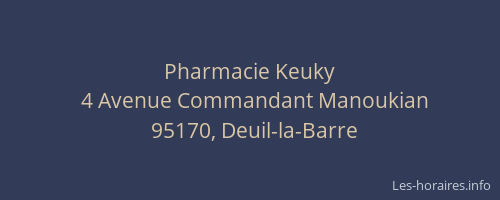 Pharmacie Keuky