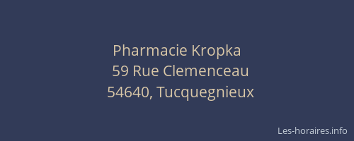 Pharmacie Kropka